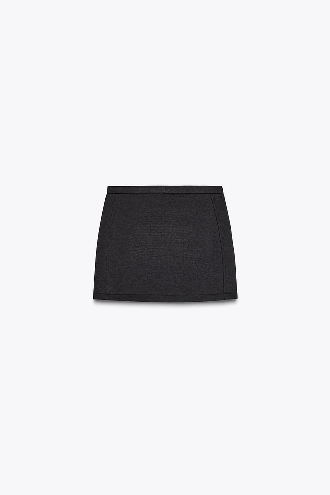 PIQUÉ MINI SKIRT