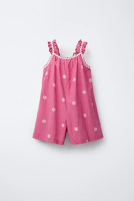 COMBI-SHORT RAYURES ONDULÉES
