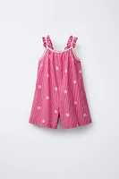 SHORT WAVE STRIPE JUMPSUIT
