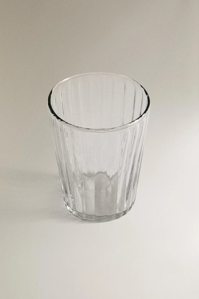 VERRE RELIEF VERRE RECYCLABLE