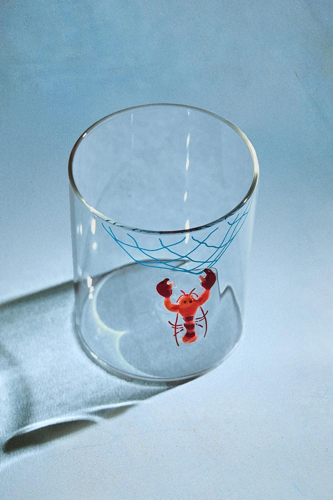 LOBSTER BOROSILICATE GLASS TUMBLER