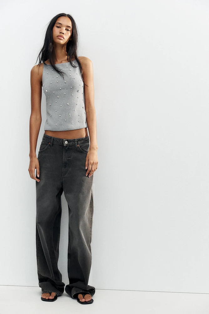 JEWEL OPEN BACK TOP
