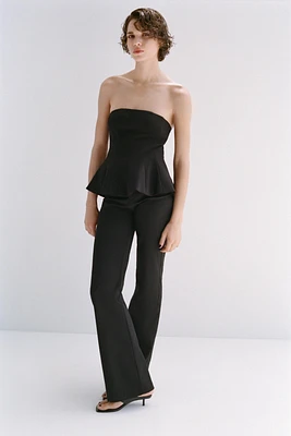 HIGH-WAISTED FLARE PANTS