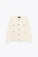 PLAIN KNIT JACKET