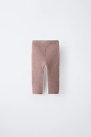 CASHMERE RIB LEGGINGS