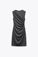 SHORT DRESS WITH RUCHING