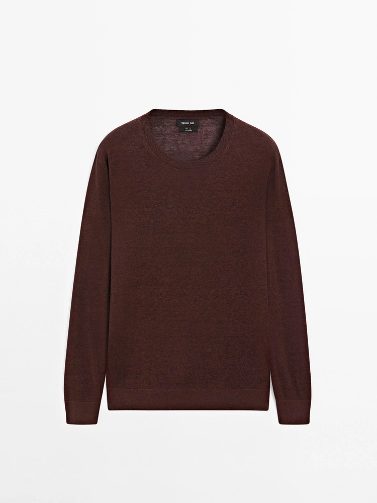 Pull léger en maille 100 % lin