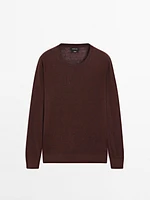 Pull léger en maille 100 % lin