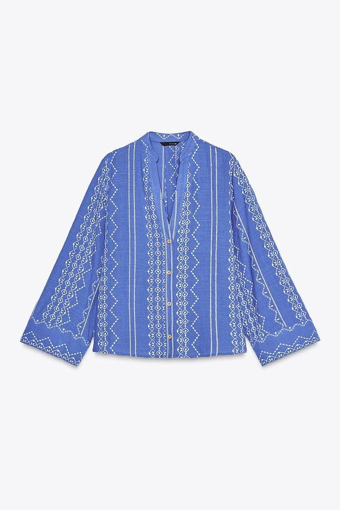 CHEMISE BRODÉE