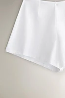 STRETCH COTTON JERSEY SHORTS