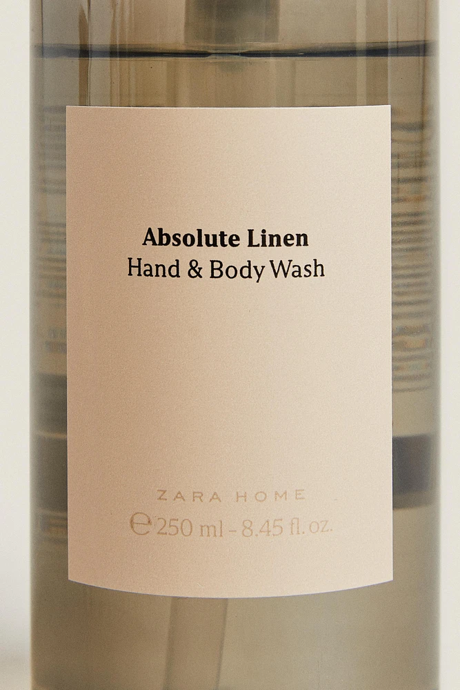 (8.45 oz) ABSOLUTE LINEN LIQUID HAND AND BODY SOAP
