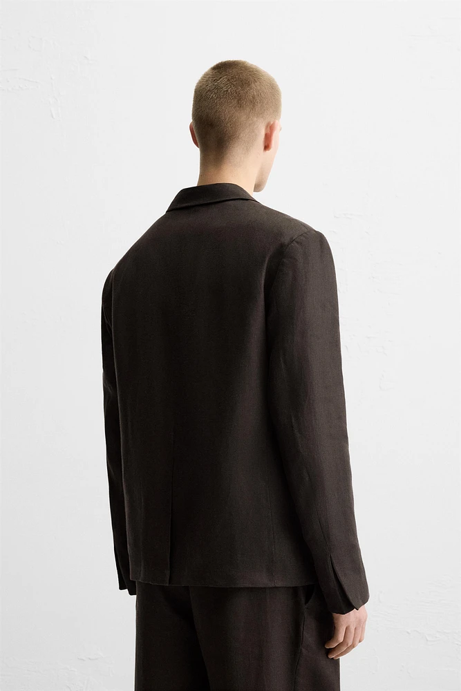 SUIT JACKET 100% LINEN