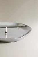 BOUGEOIR ALUMINIUM ARGENTÉ