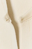 GILET EN MAILLE AVEC POCHES