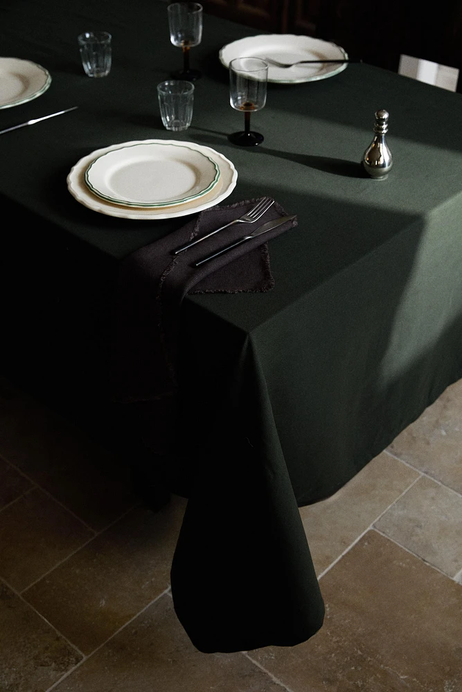 WASHED COTTON TABLECLOTH