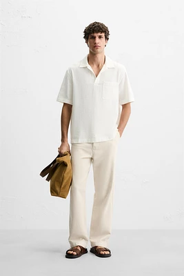 CHEMISE POLO EN JACQUARD