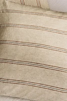 DYED THREAD STRIPED PILLOWCASE