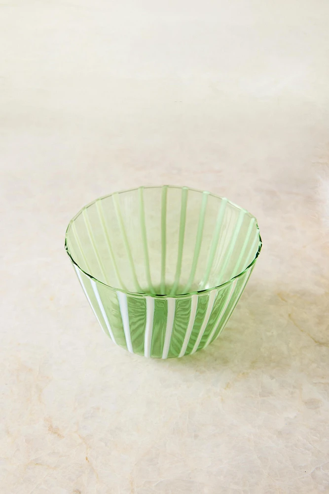 STRIPED BOROSILICATE GLASS BOWL