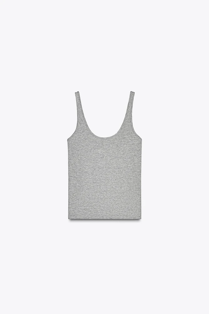 MINI RIBBED TOP