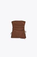 TOP FLUIDE BUSTIER