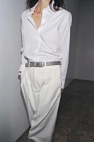 ZW COLLECTION TEXTURED WEAVE SHIRT