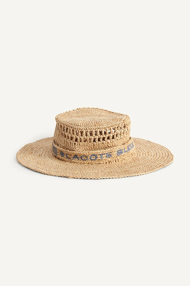 LIMITED EDITION EMBROIDERED TEXT HAT