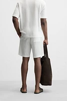 BERMUDA RELAXED FIT JACQUARD