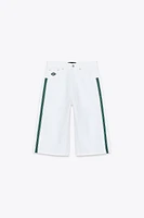 TRF BAGGY NFL JETS DENIM JORTS