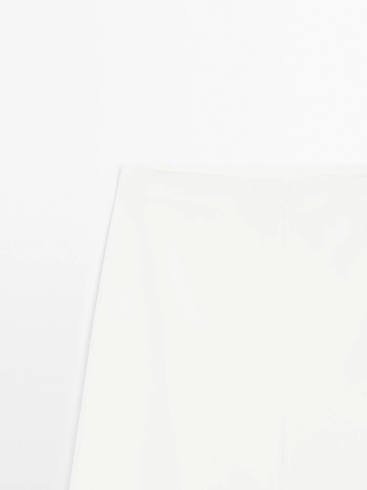 High-waist palazzo trousers - STUDIO