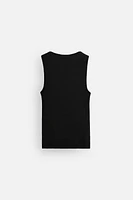 SEMI-SHEER TANK TOP