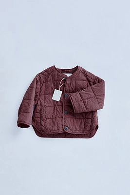 ZARA TIMELESS - GARMENT-DYED QUILTED JACKET