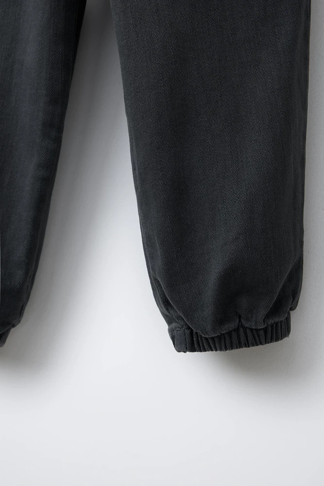 TWILL JOGGER PANTS