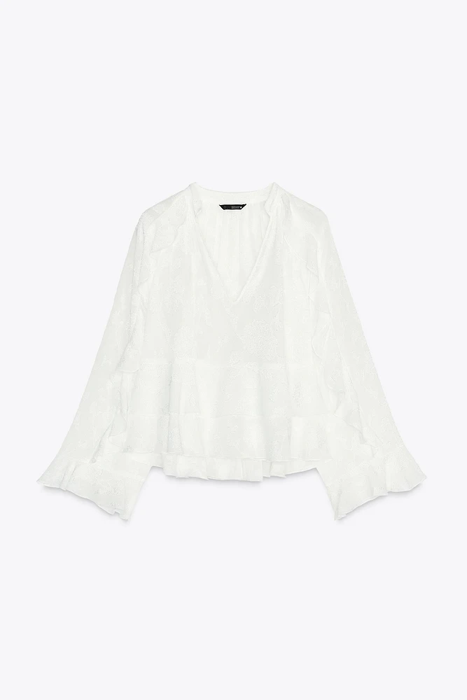 RUFFLED SHIRT
