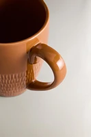CARAMEL STONEWARE MUG