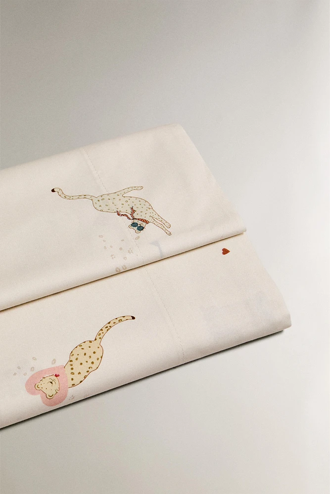 DRAP DE DESSUS ENFANT GUÉPARD