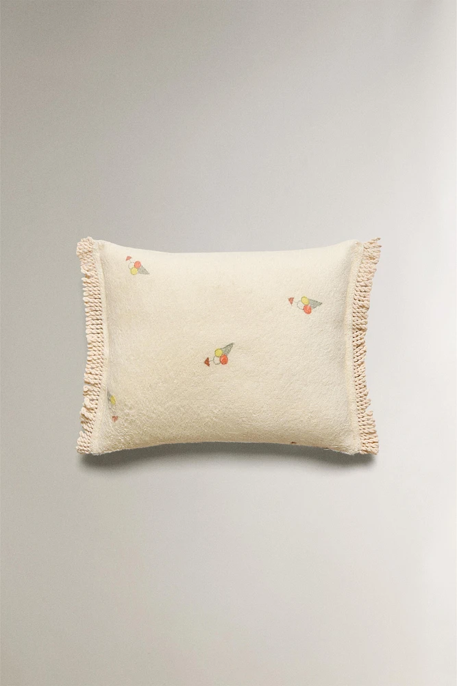 CHILDREN’S ICE CREAM TERRYCLOTH BEACH CUSHION