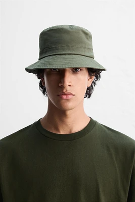 COTTON BUCKET HAT