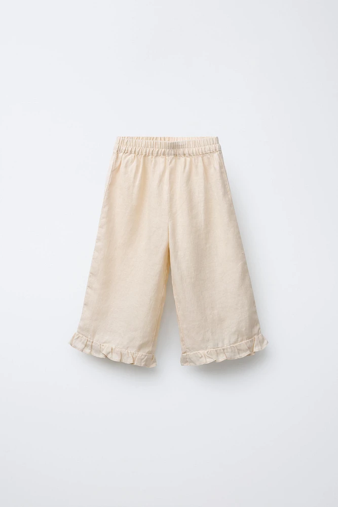 100% LINEN CULOTTES