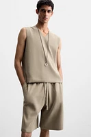 RELAXED FIT KNIT SHORTS
