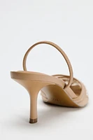 CHAUSSURES OUVERTES À L'ARRIÈRE EN MESH BRODÉ