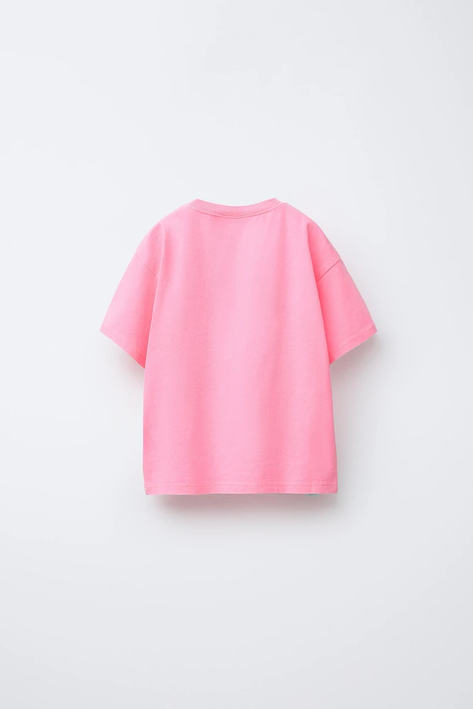 GARMENT DYE PRINTED T-SHIRT