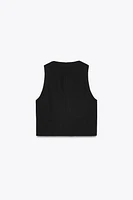 ROUND NECK VEST