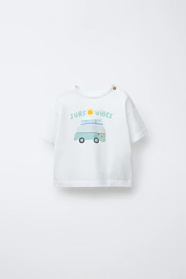 T-SHIRT IMPRIMÉ SURF