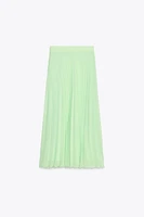 PLEATED MIDI SKIRT
