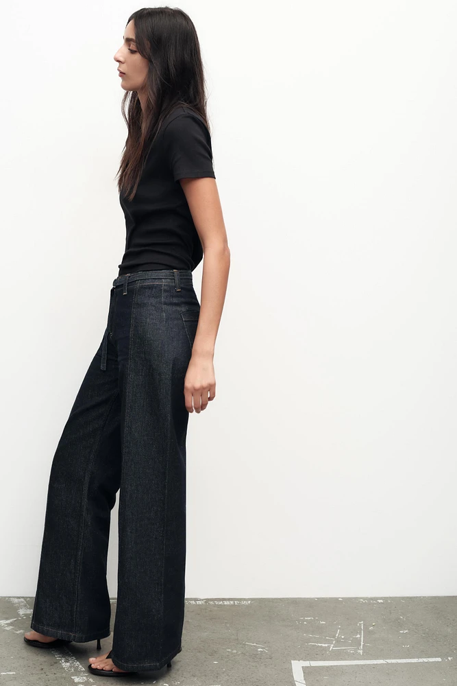 SHORT SLEEVE RIB TOP