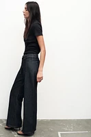 SHORT SLEEVE RIB TOP