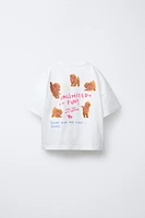 PUPPY PRINT T-SHIRT