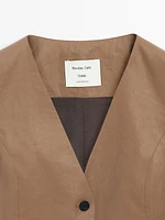 Cotton blend waistcoat - Studio
