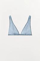 LIMITED EDITION 100% SILK CRINKLE EFFECT BRALETTE
