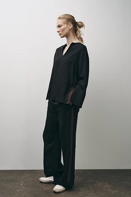 SIDE STRIPE BLOUSE ZW COLLECTION